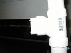 cut PVC on plumbing